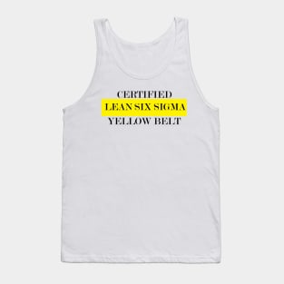 LeanSS Yellow Belt Tank Top